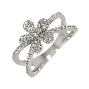 Ponte Vecchio Diamond 0.37ct Ring 18K WG 750 Size5.25-5.5(US) 90281797